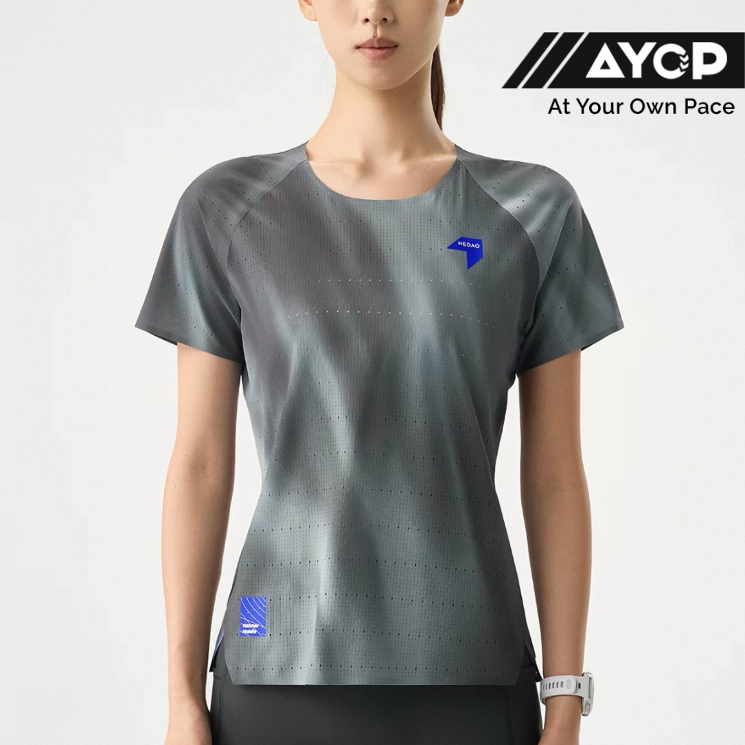 Nedao QiFlow Vortex Aurora Short Sleeve Women's Running T-Shirt