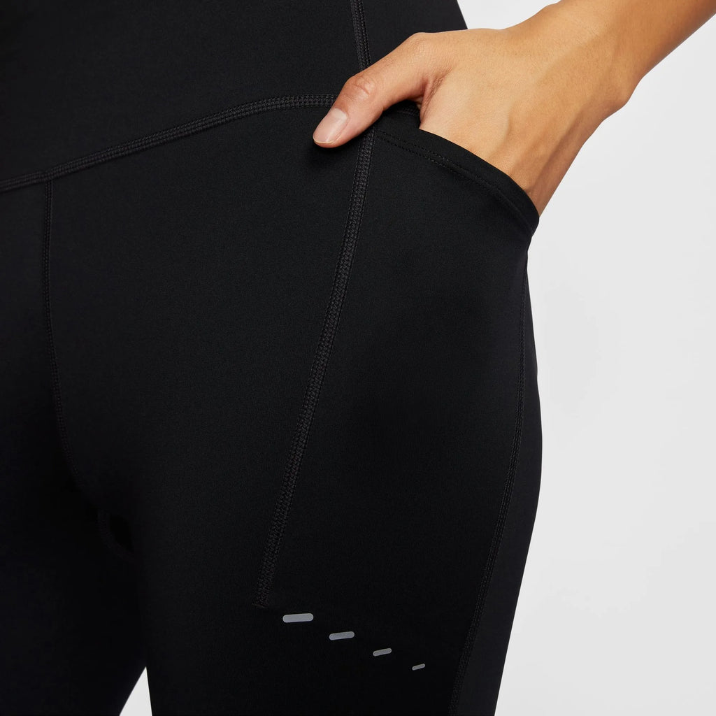 Nike Swift High-Waisted 7/8 with Pocket Women's Running Leggings - Black