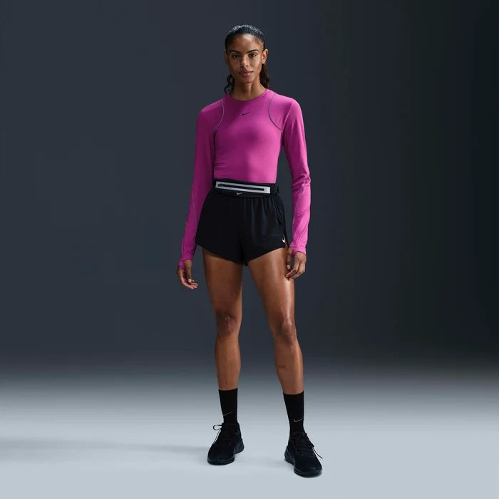 Nike Division Reflective Women's Running Long-Sleeve - Hot Fuchsia