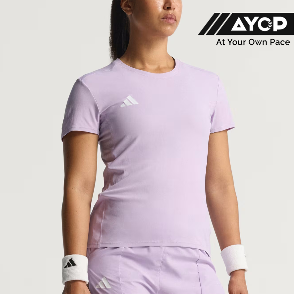 Adidas Adizero Essentials Women's Running Tee - Powder Plum