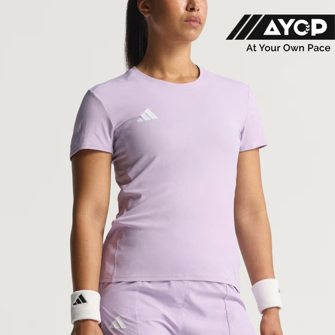 Adidas Adizero Essentials Women's Running Tee - Powder Plum