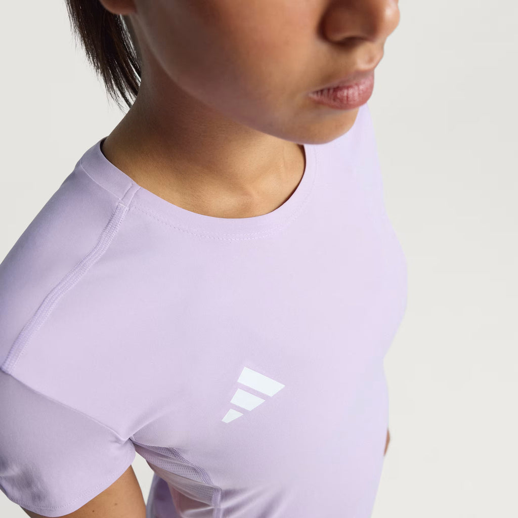 Adidas Adizero Essentials Women's Running Tee - Powder Plum