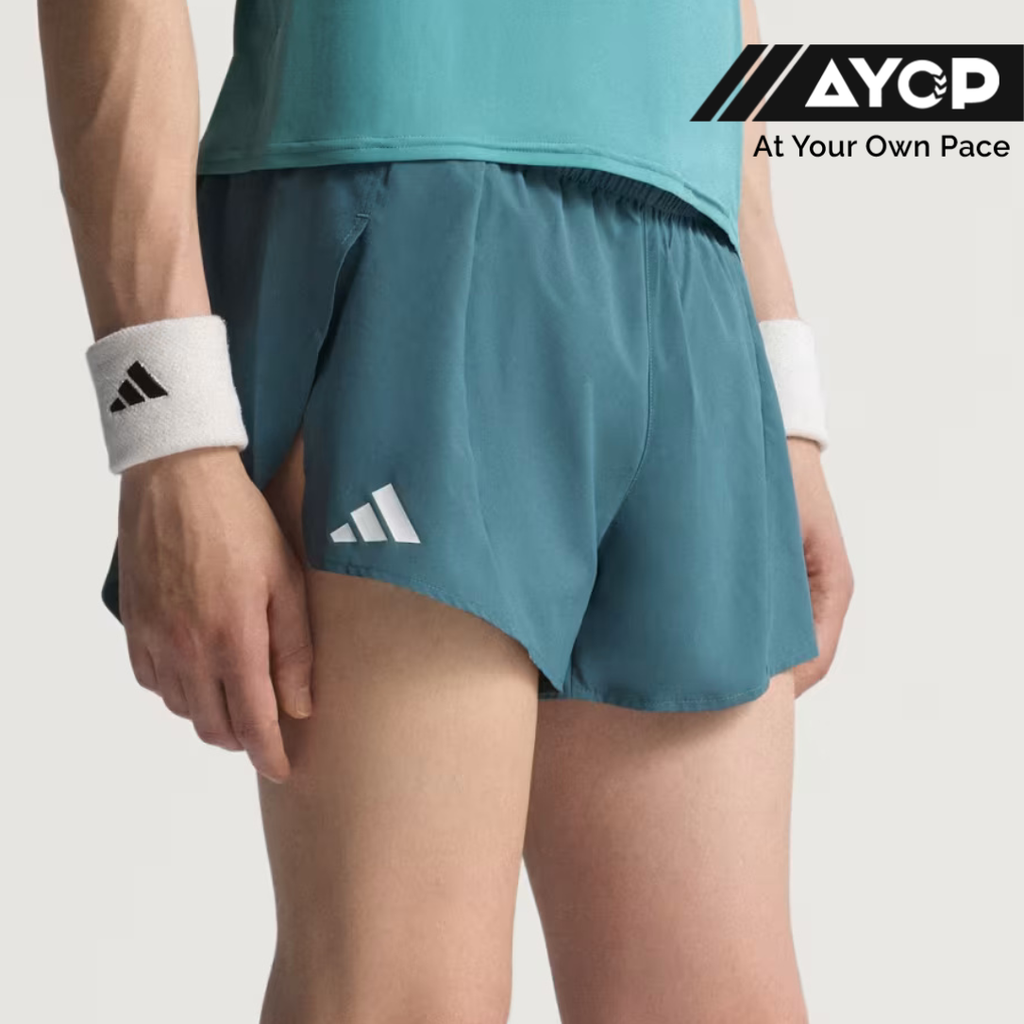Adidas Adizero Essentials Split Men's Running Shorts - Preloved Teal