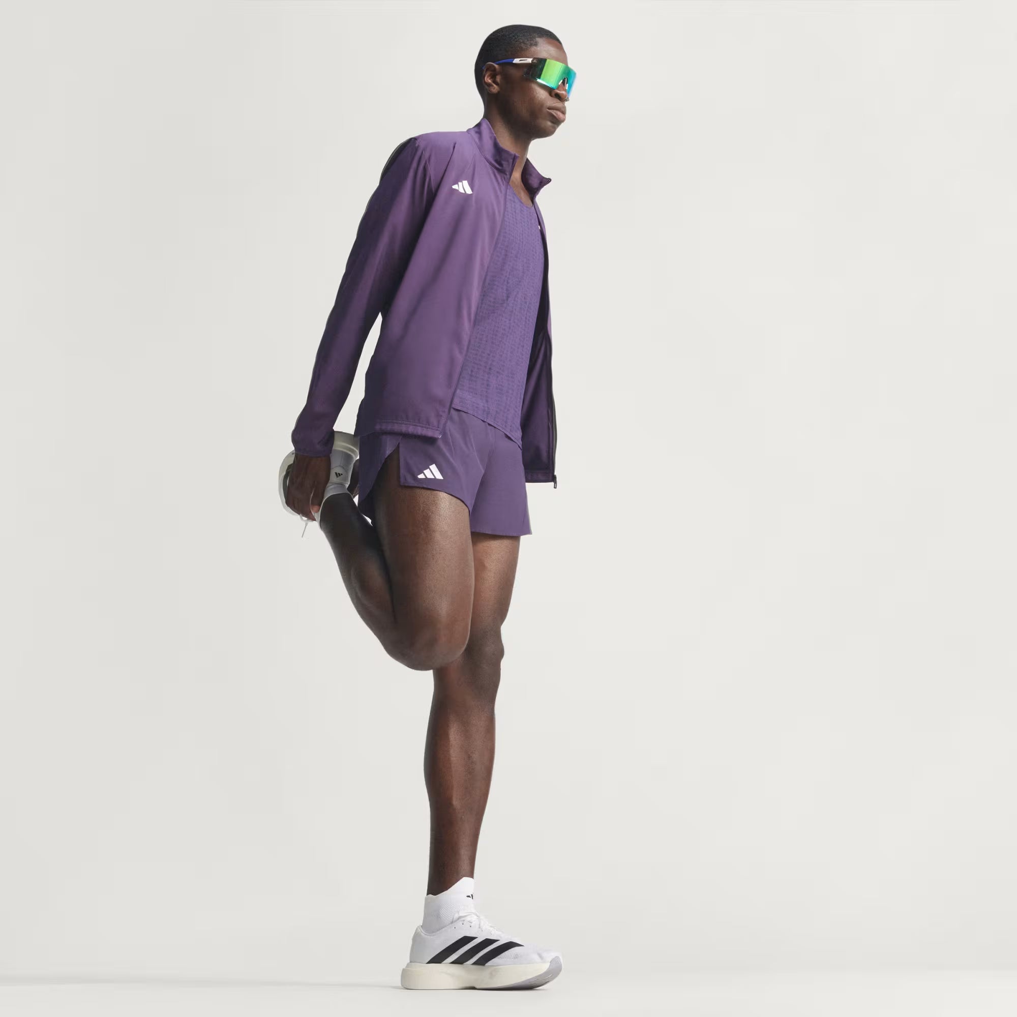 Adidas Adizero Essentials Split Men's Running Shorts - Aurora Plum