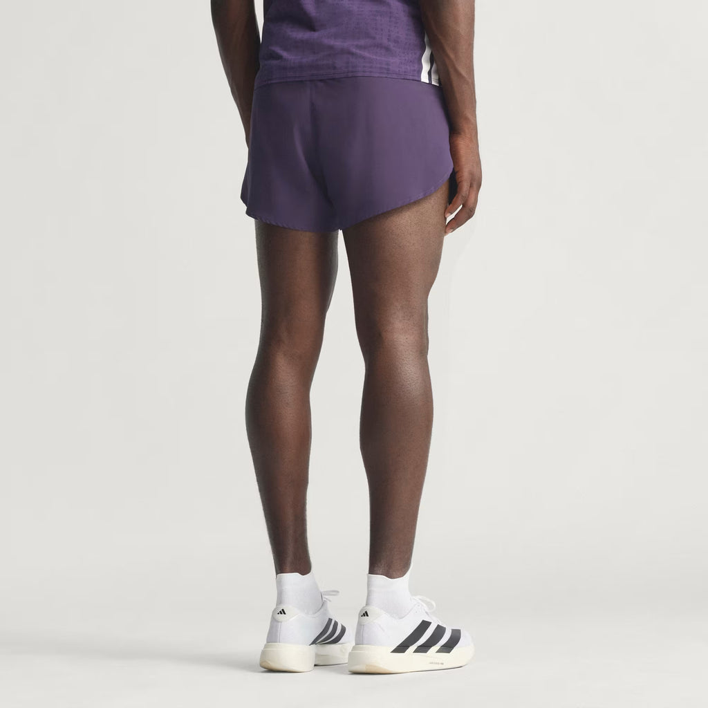 Adidas Adizero Essentials Split Men's Running Shorts - Aurora Plum