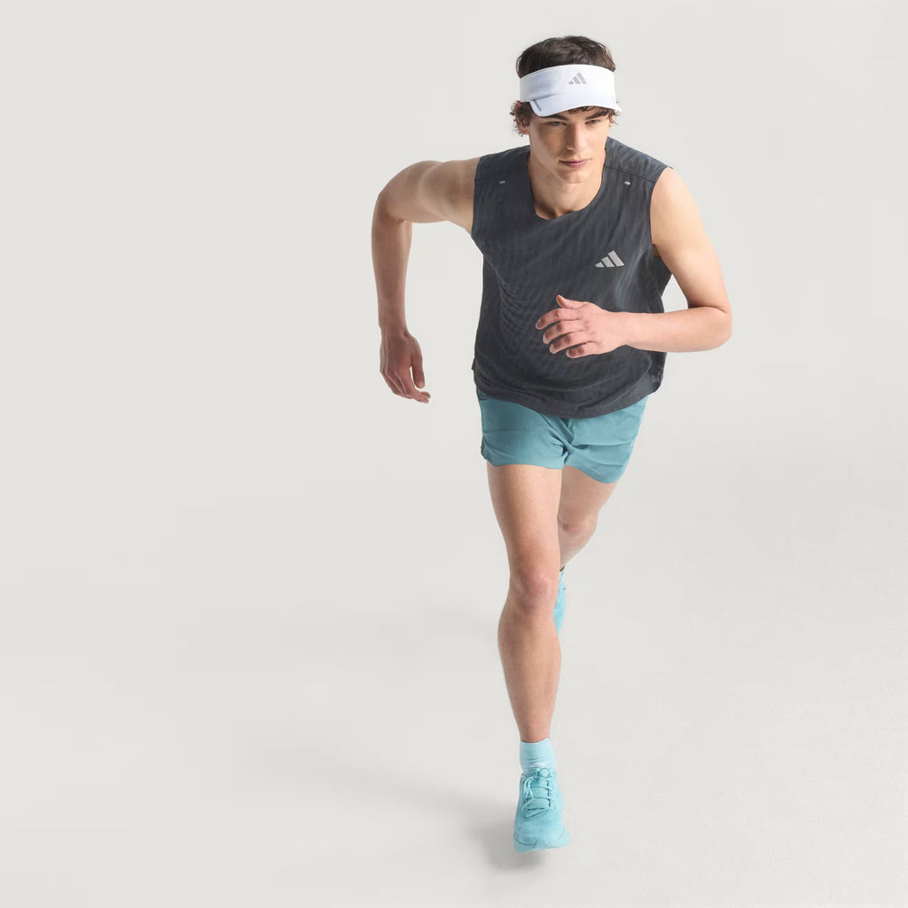 Adidas Adi365 Climacool+ Men's Running Tank Top - Black/Grey Six