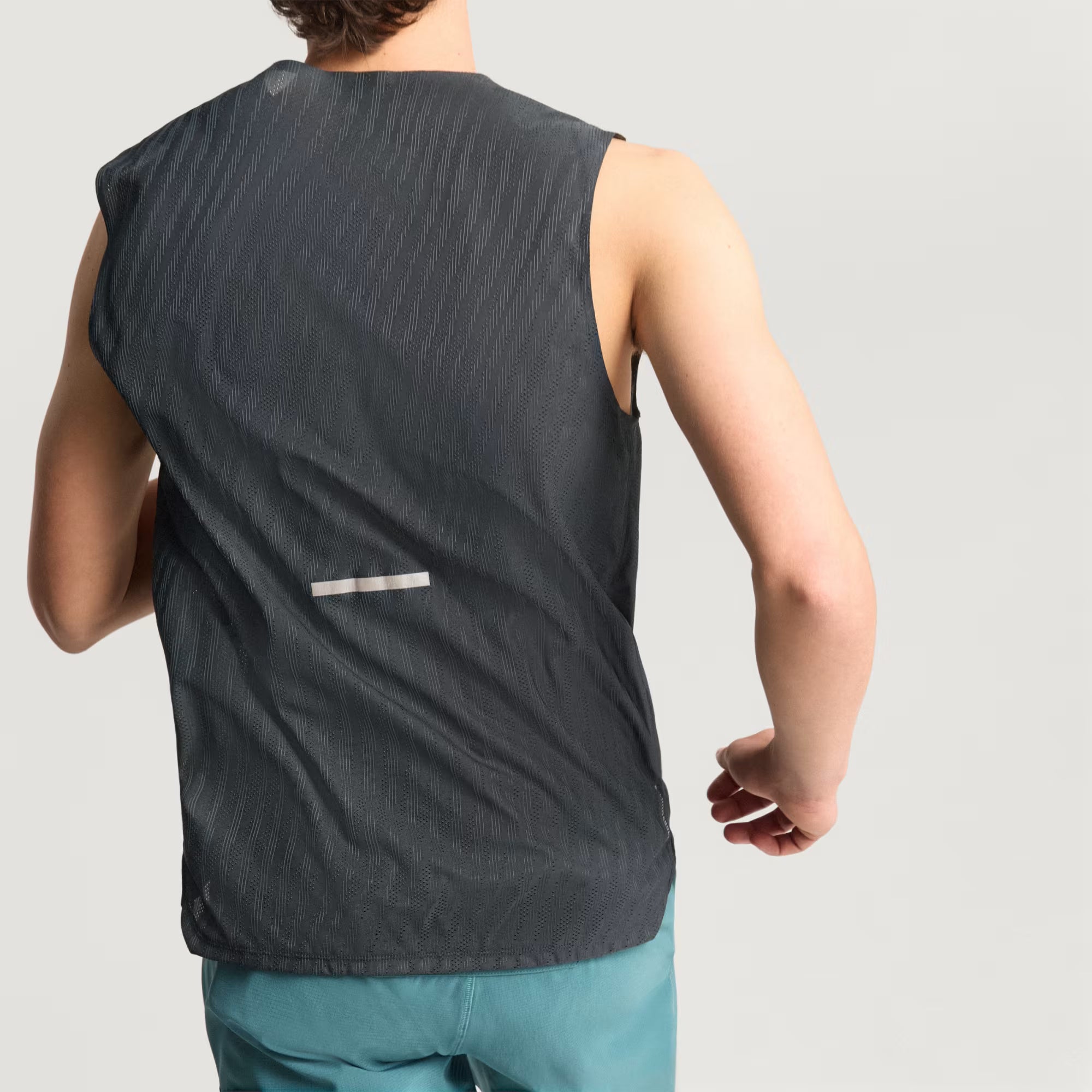 Adidas Adi365 Climacool+ Men's Running Tank Top - Black/Grey Six