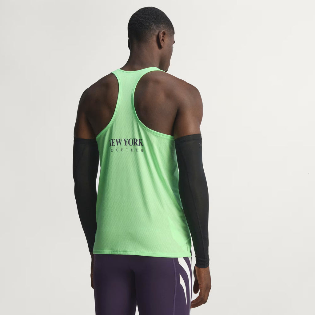 Adidas Adizero NYX Men's Running Singlet - Lime Burst