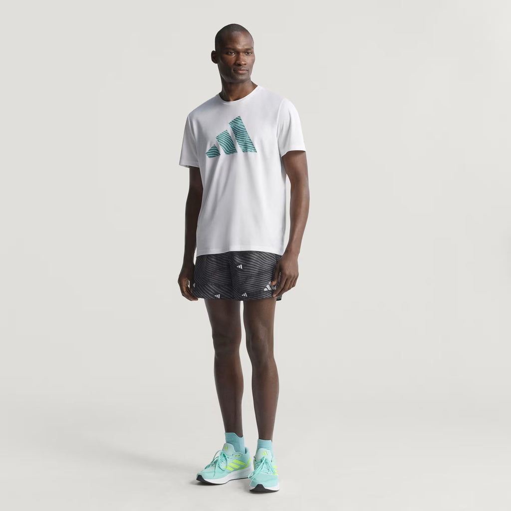 Adidas Adi365 Essentials Brand Love Men's Running T-Shirt - White