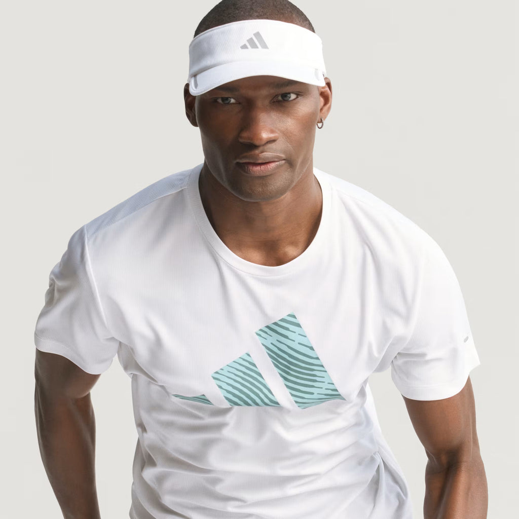 Adidas Adi365 Essentials Brand Love Men's Running T-Shirt - White