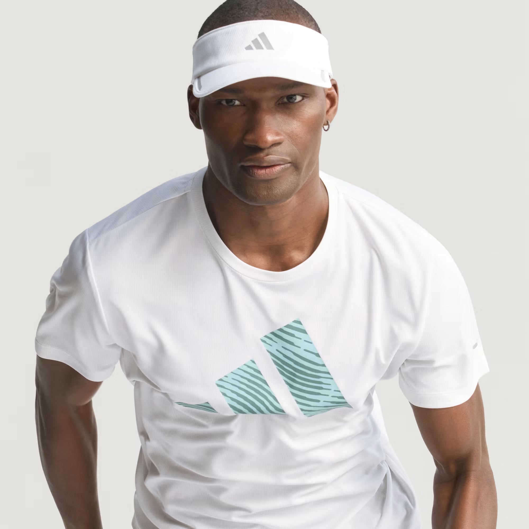 Adidas Adi365 Essentials Brand Love Men's Running T-Shirt - White
