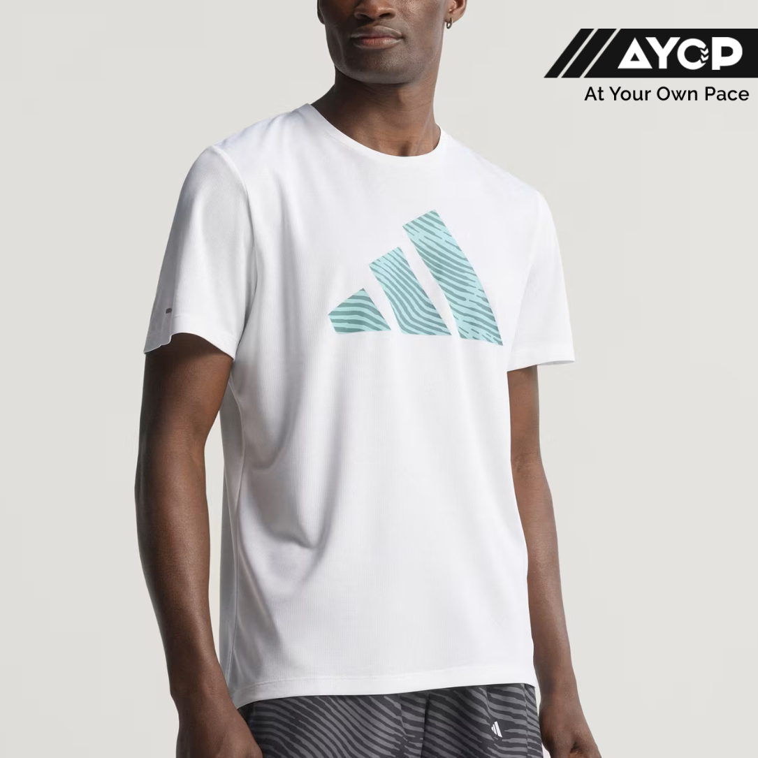 Adidas Adi365 Essentials Brand Love Men's Running T-Shirt - White