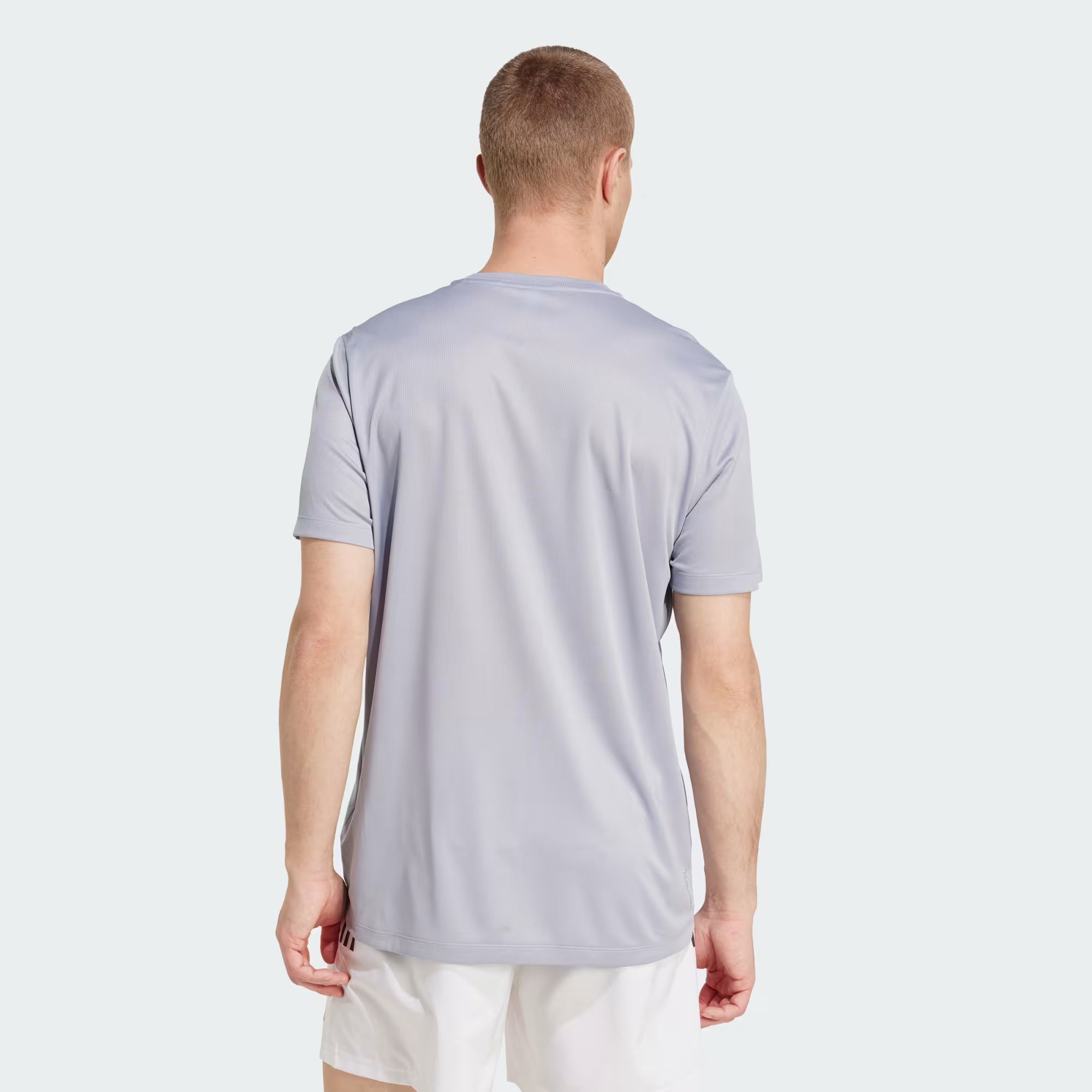 Adidas Adi365 Essential Brand Love Men's Running T-Shirt - Hello Silver