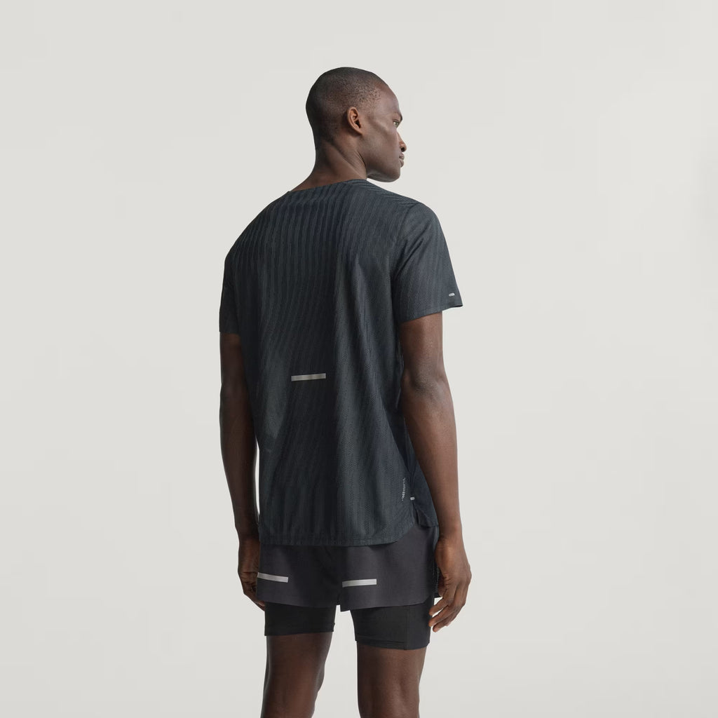 Adidas Adi365 Climacool+ Men's Running T-Shirt - Black/Grey Six