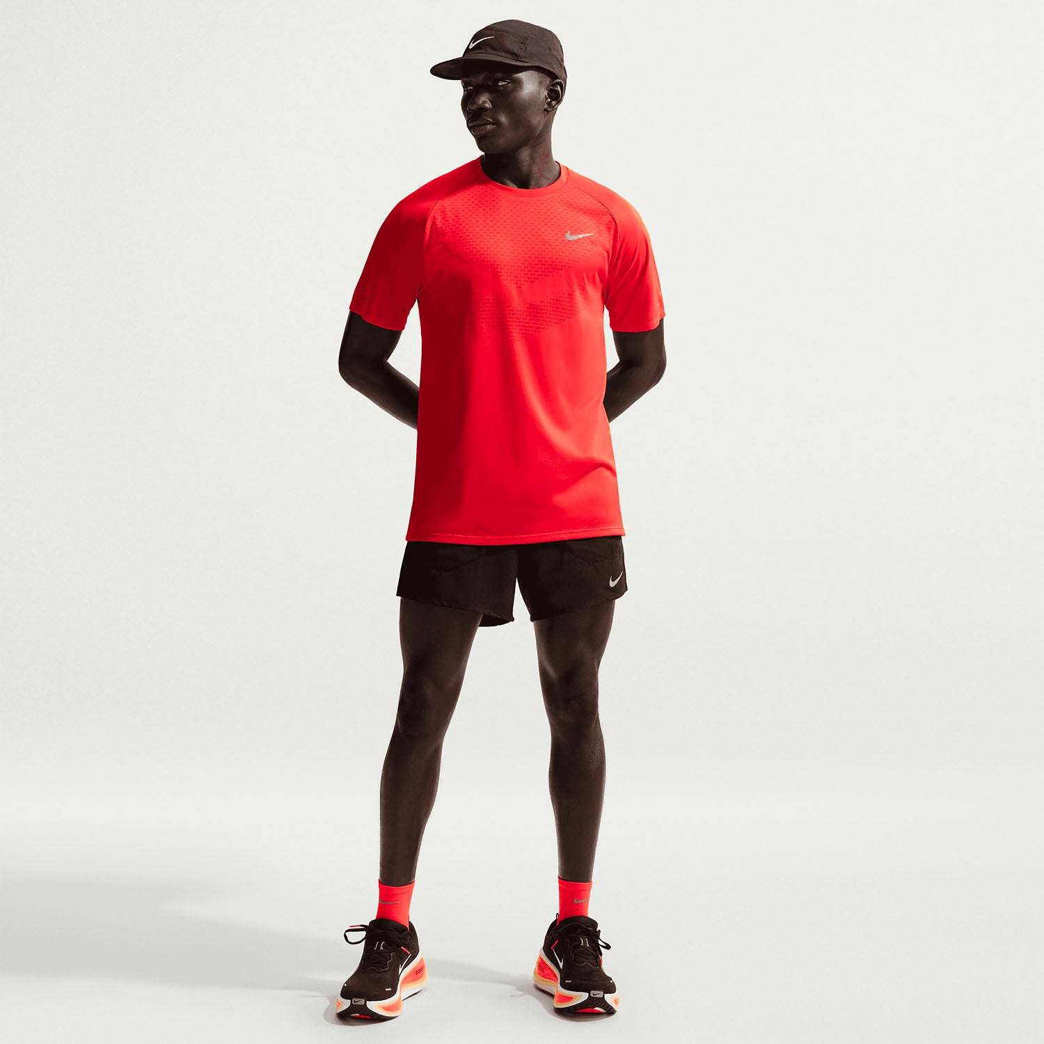 Nike Dri-FIT Stride ADV Men's Running Short Sleeve - Light Crimson