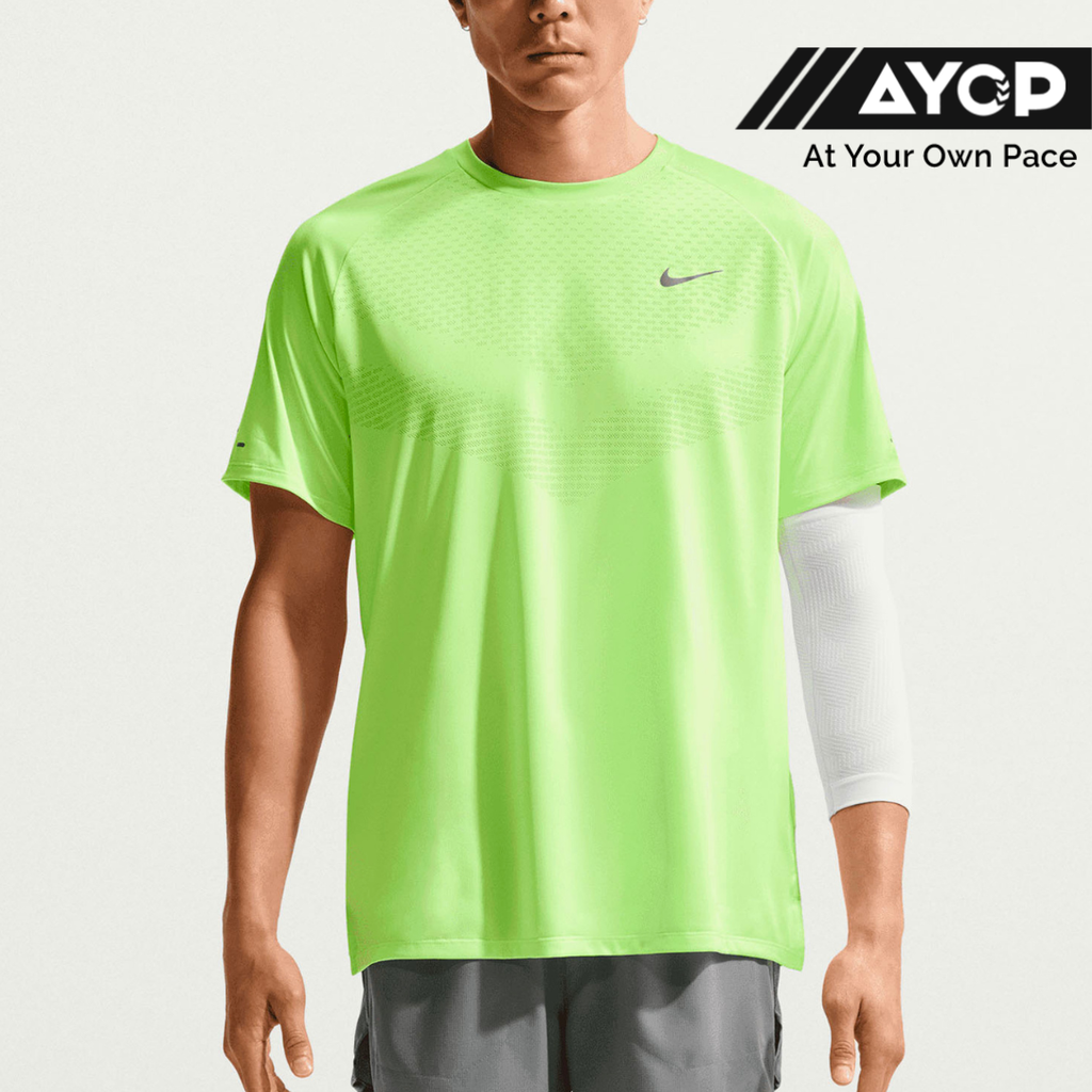 Nike Dri-FIT Stride ADV Men's Running Short Sleeve - Lime Blast