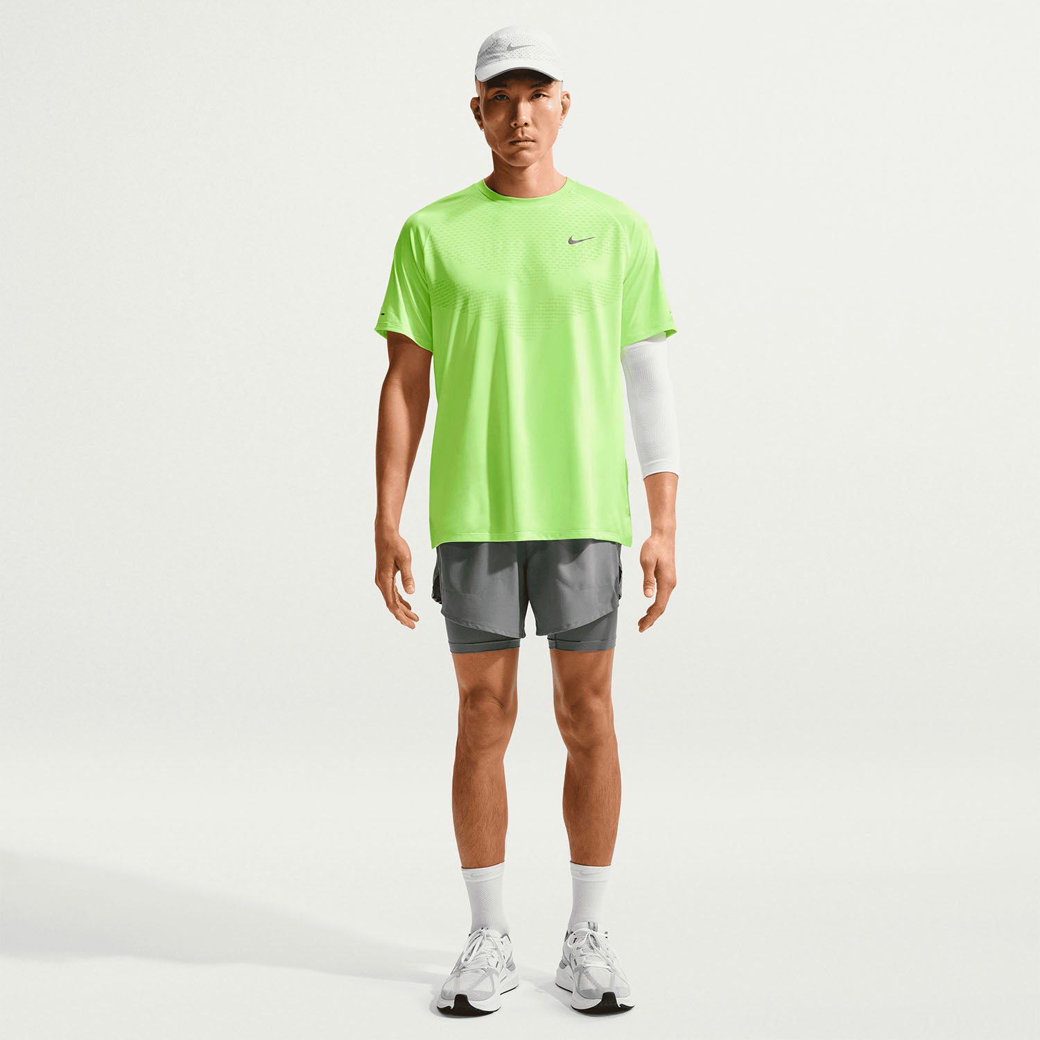 Nike Dri-FIT Stride ADV Men's Running Short Sleeve - Lime Blast