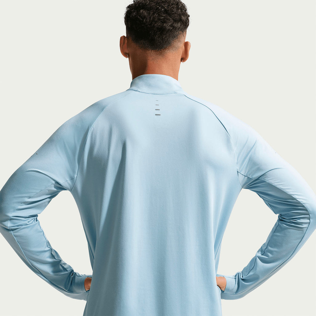 Nike Dri-FIT Stride 1/4 Zip Men's Running Jacket - Light Armory Blue