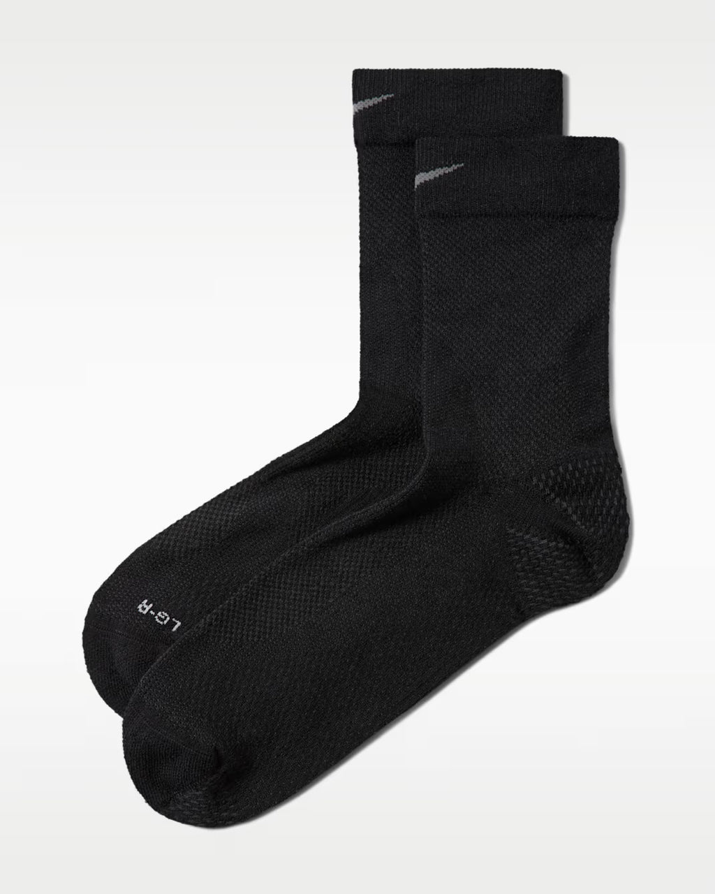 Nike Running Lightweight Micro Crew Socks (1 Pair) - Black