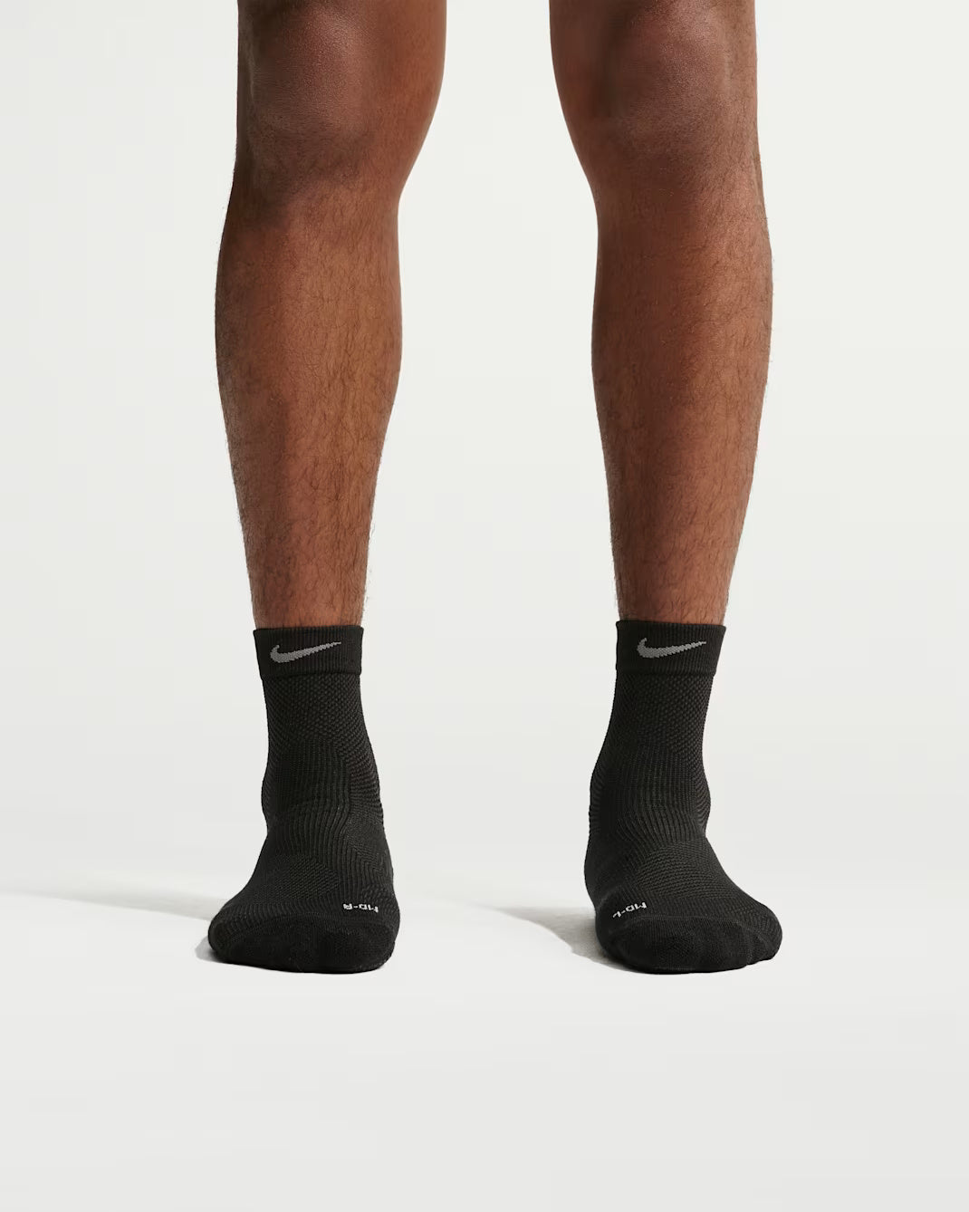 Nike Running Lightweight Micro Crew Socks (1 Pair) - Black