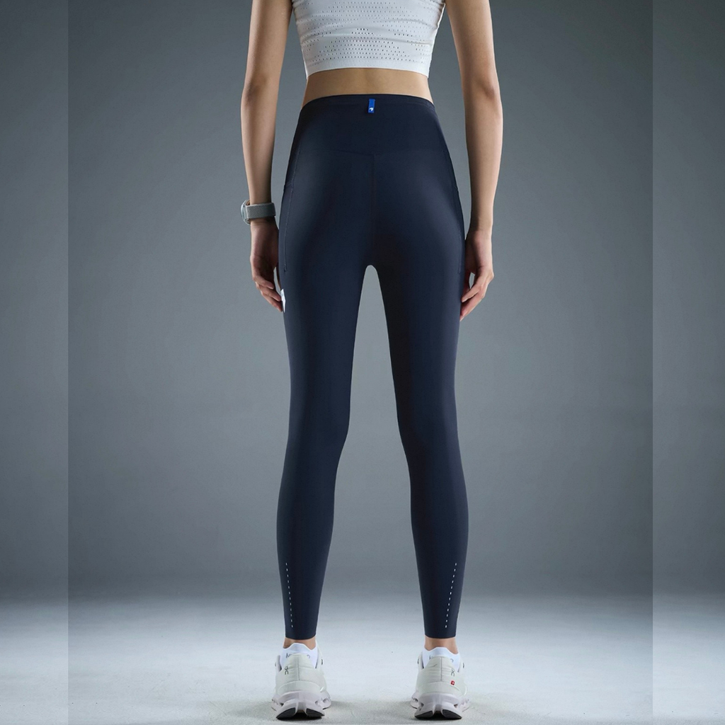 Nedao FlexFit V4.0 Pocket Women's Running Leggings - Navy Blue