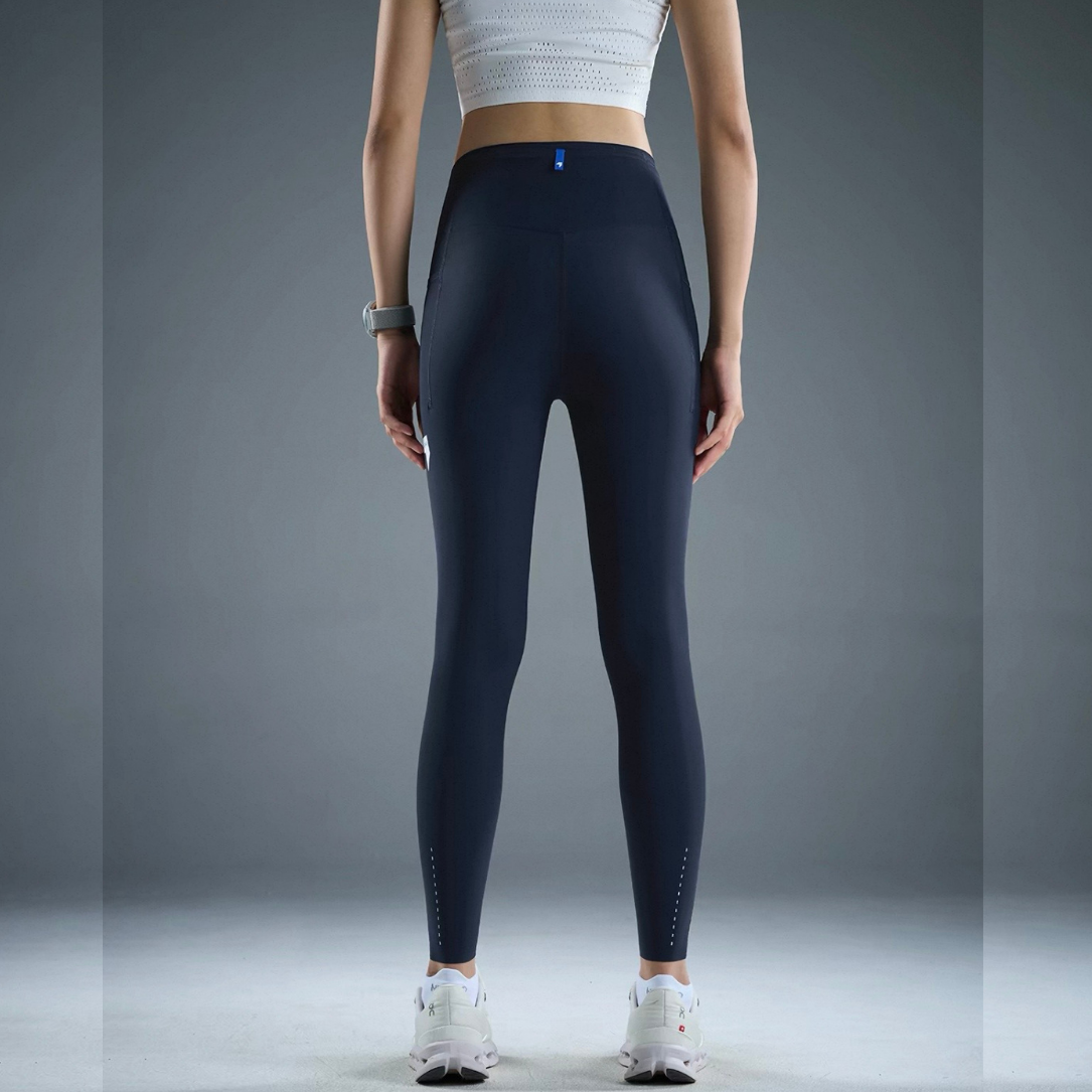 Nedao FlexFit V4.0 Pocket Women's Running Leggings - Navy Blue