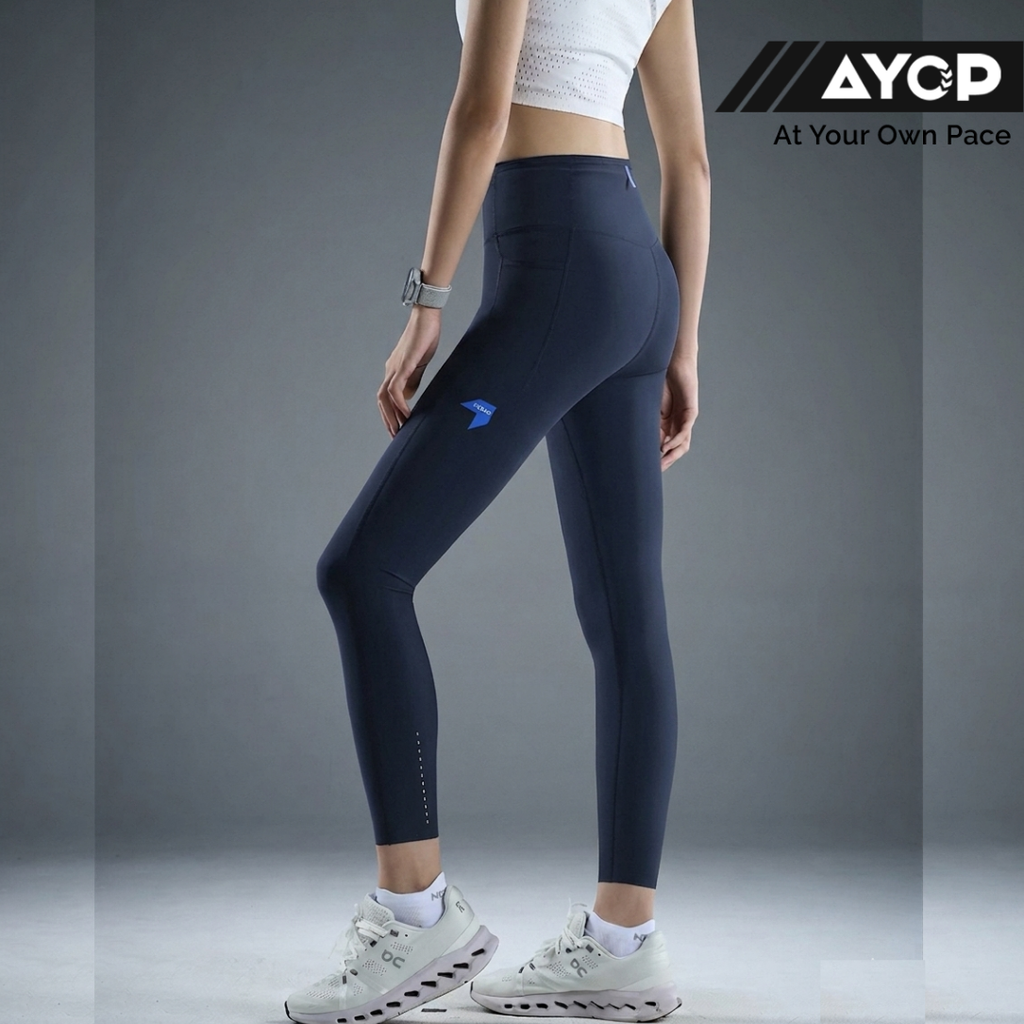 Nedao FlexFit V4.0 Pocket Women's Running Leggings - Navy Blue