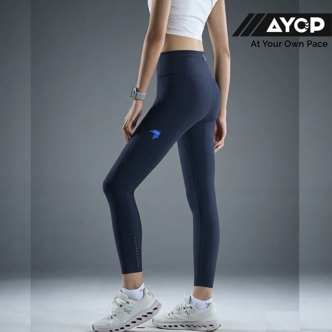 Nedao FlexFit V4.0 Pocket Women's Running Leggings - Navy Blue