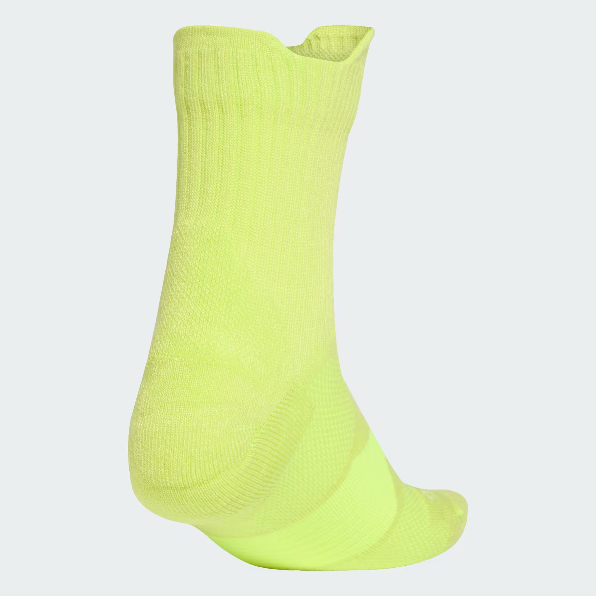 (1 Pair) Adidas Running RunxCushioned Socks - Solar Yellow