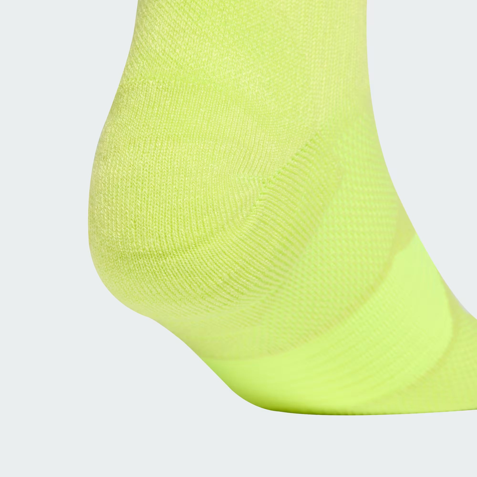 (1 Pair) Adidas Running RunxCushioned Socks - Solar Yellow