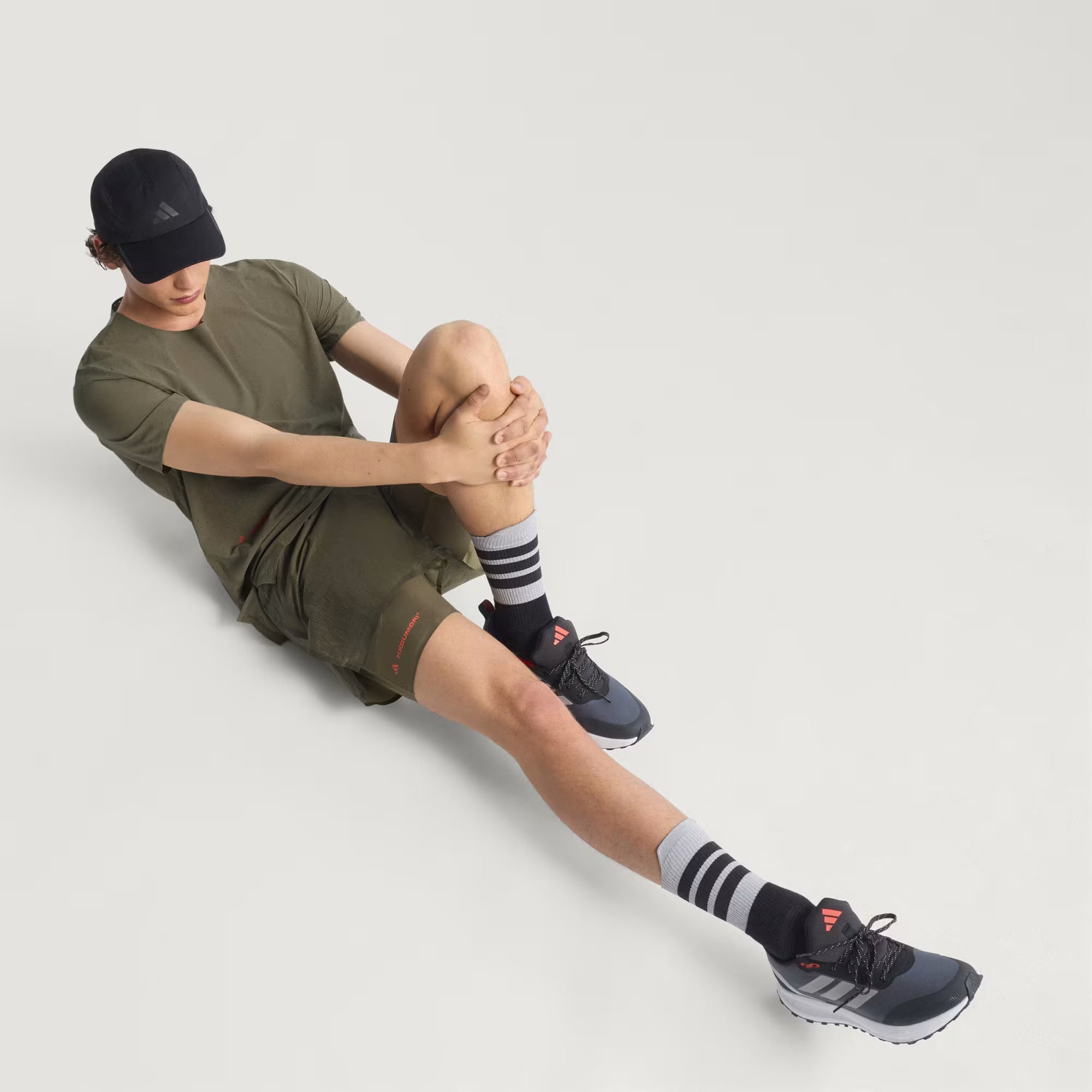 Adidas Koumori adi365 2-in-1 5-inch Men’s Running Shorts - Olive Strata