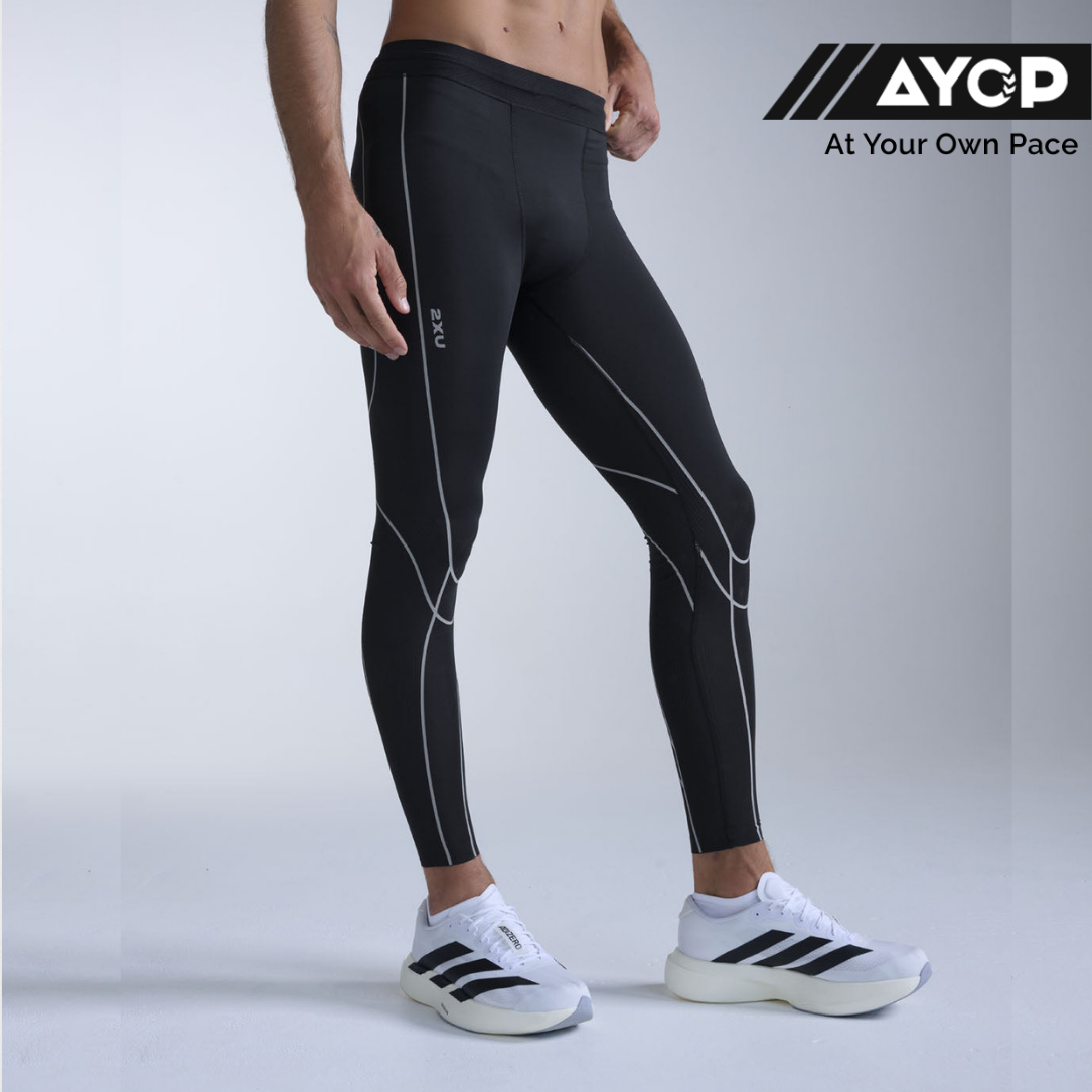 2XU Lightspeed Kinesis Men's Compression Leggings - Black