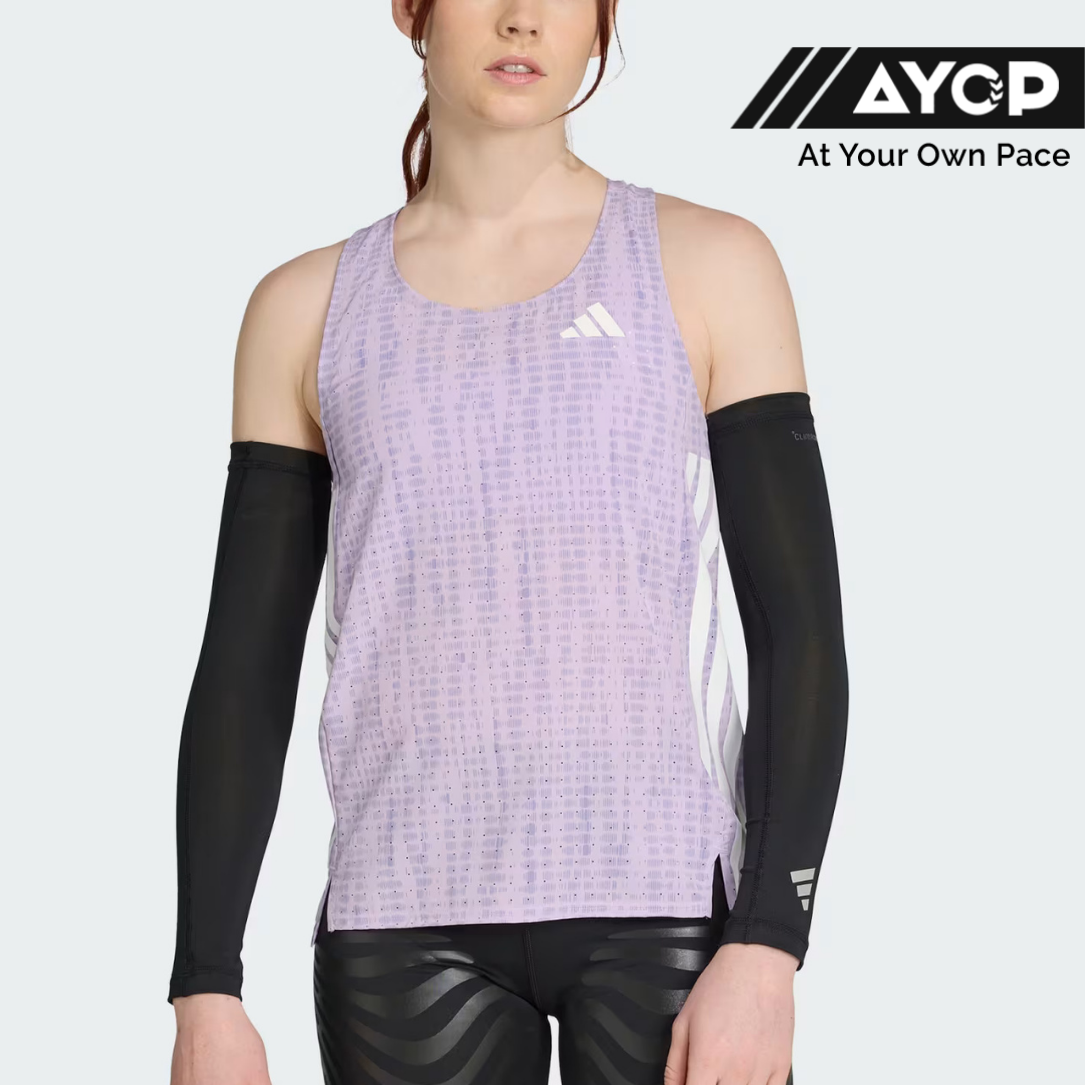 Adidas Adizero Women's Running Singlet - Powder Plum