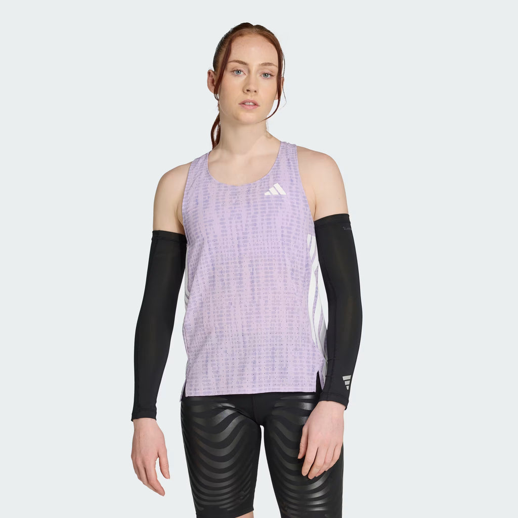 Adidas Adizero Women's Running Singlet - Powder Plum