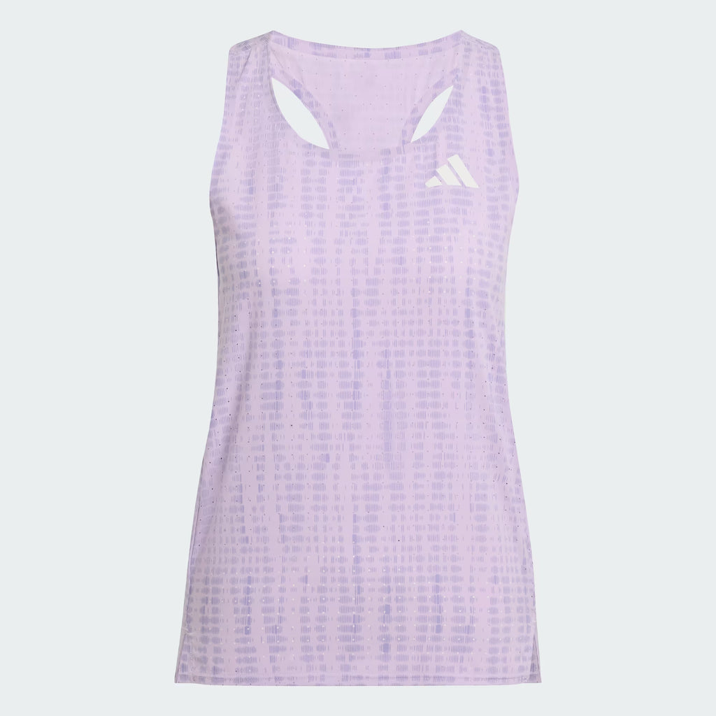 Adidas Adizero Women's Running Singlet - Powder Plum