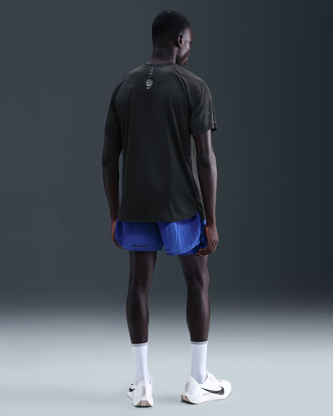 Nike Dri-FIT ADV Stride With Reflective Men's Running Short Sleeve - Off Noir