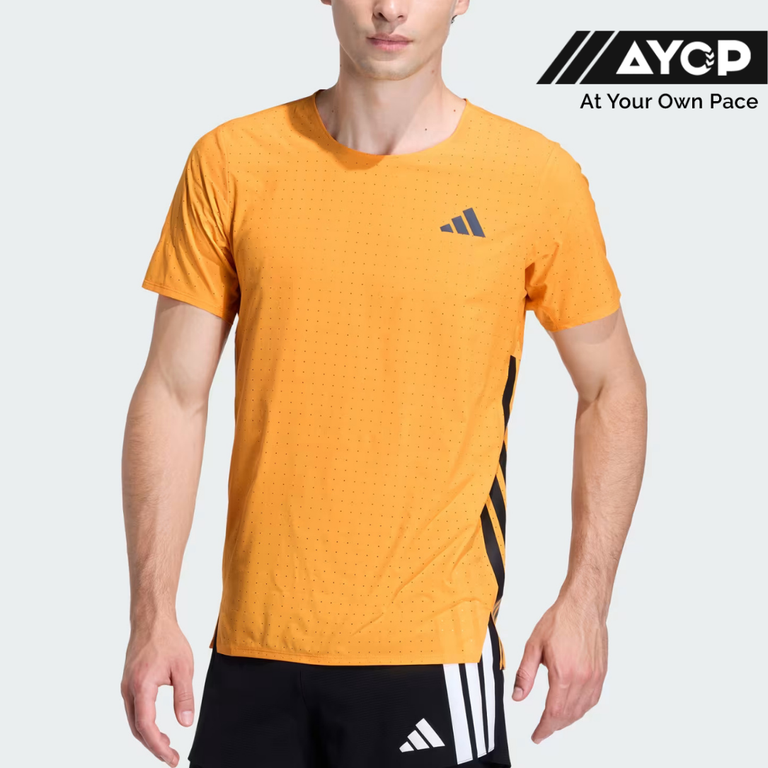 Adidas Adizero Men's Running Tee - Pure Tangerine