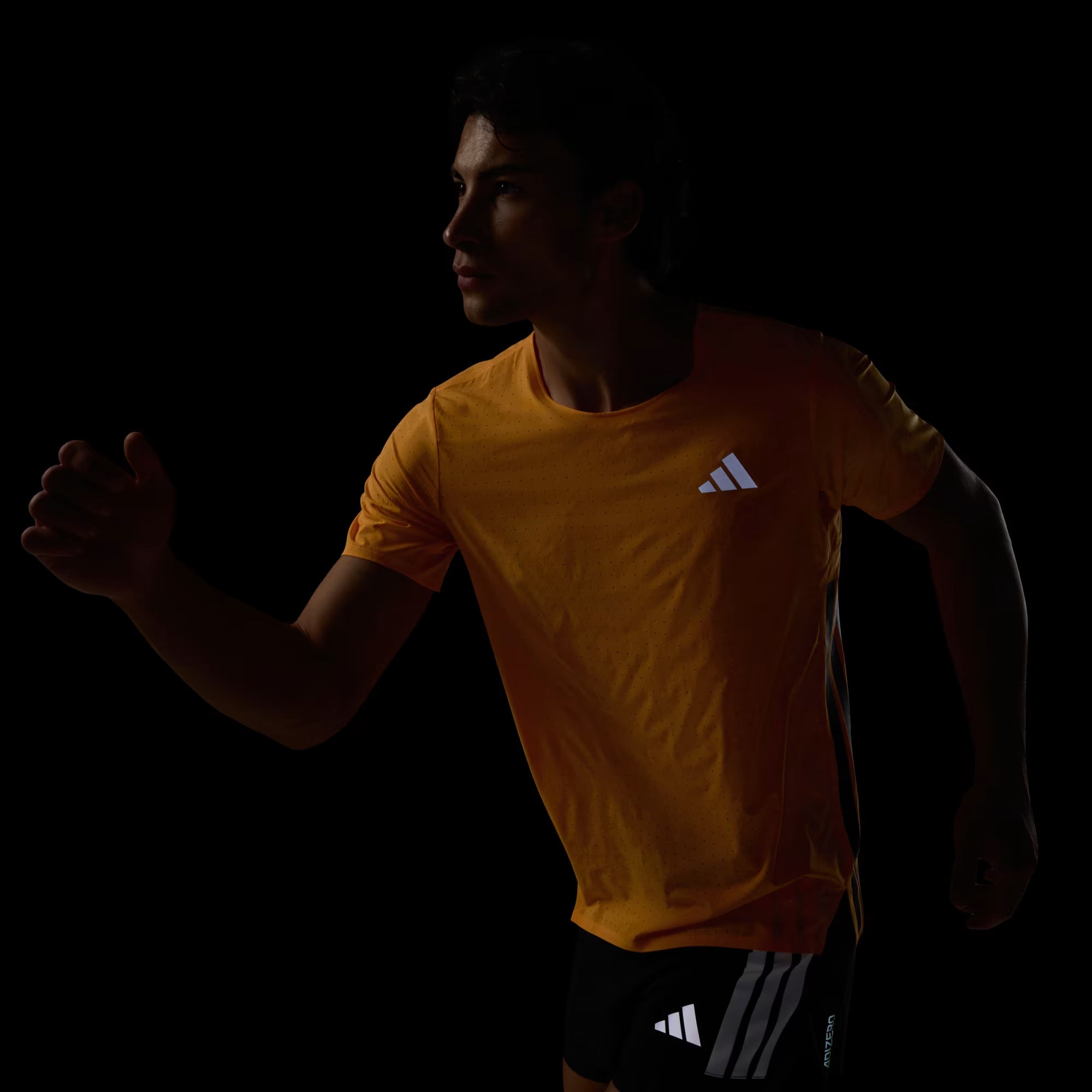 Adidas Adizero Men's Running Tee - Pure Tangerine