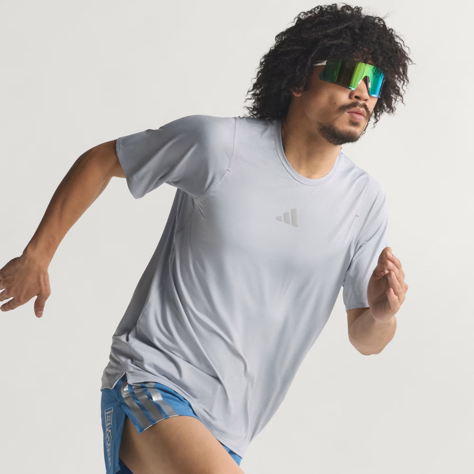 Adidas Adizero Ekiden Men's Running T-Shirt - Halo Silver