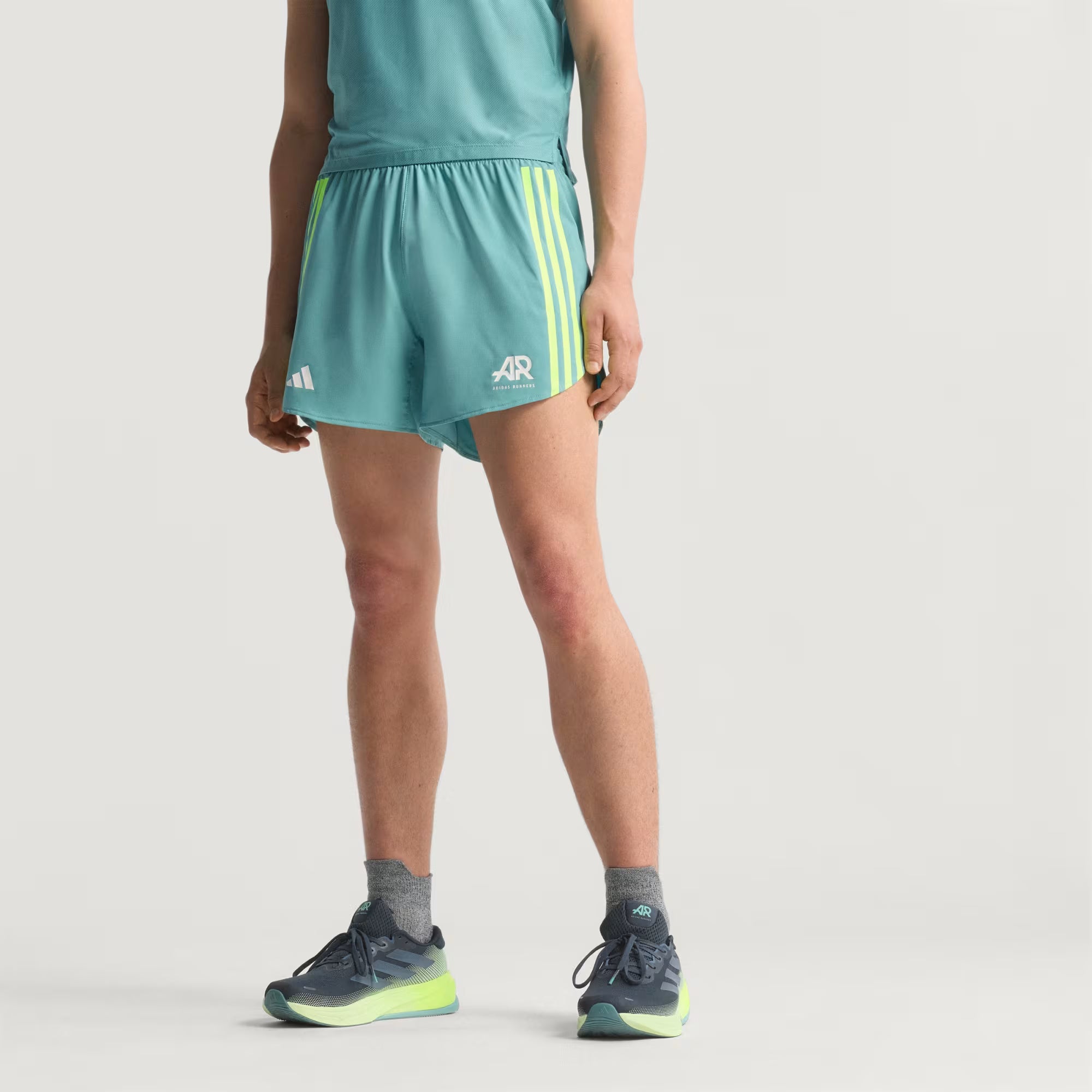 Adidas Climacool 5-inch Men's Running Shorts - Powder Teal