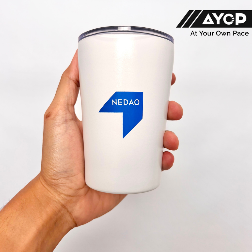 Nedao Exclusive Tumbler 340ML - White Nedao Blue
