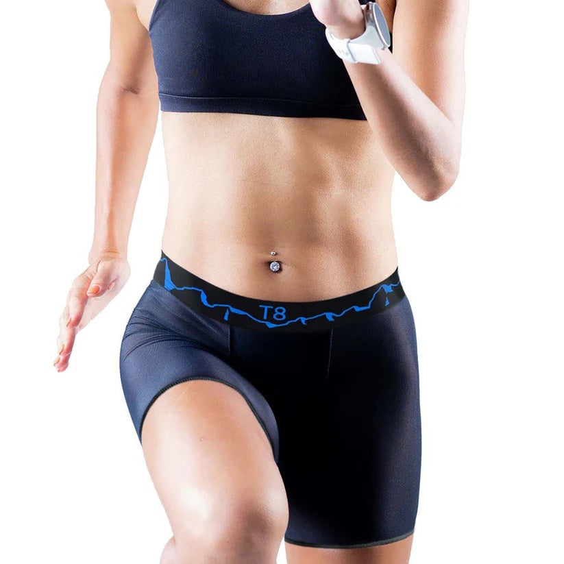 T8 Women's Commandos Running Underwear - Black