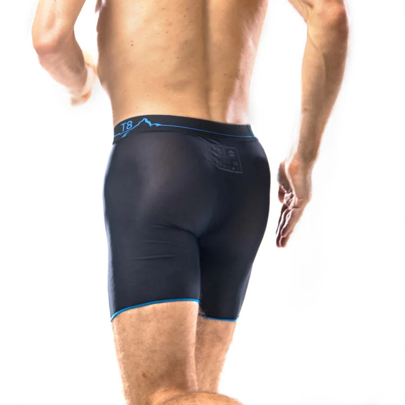 T8 Men's Commandos Running Underwear - Black