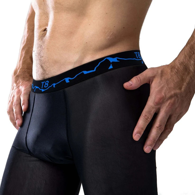 T8 Men's Commandos Running Underwear - Black