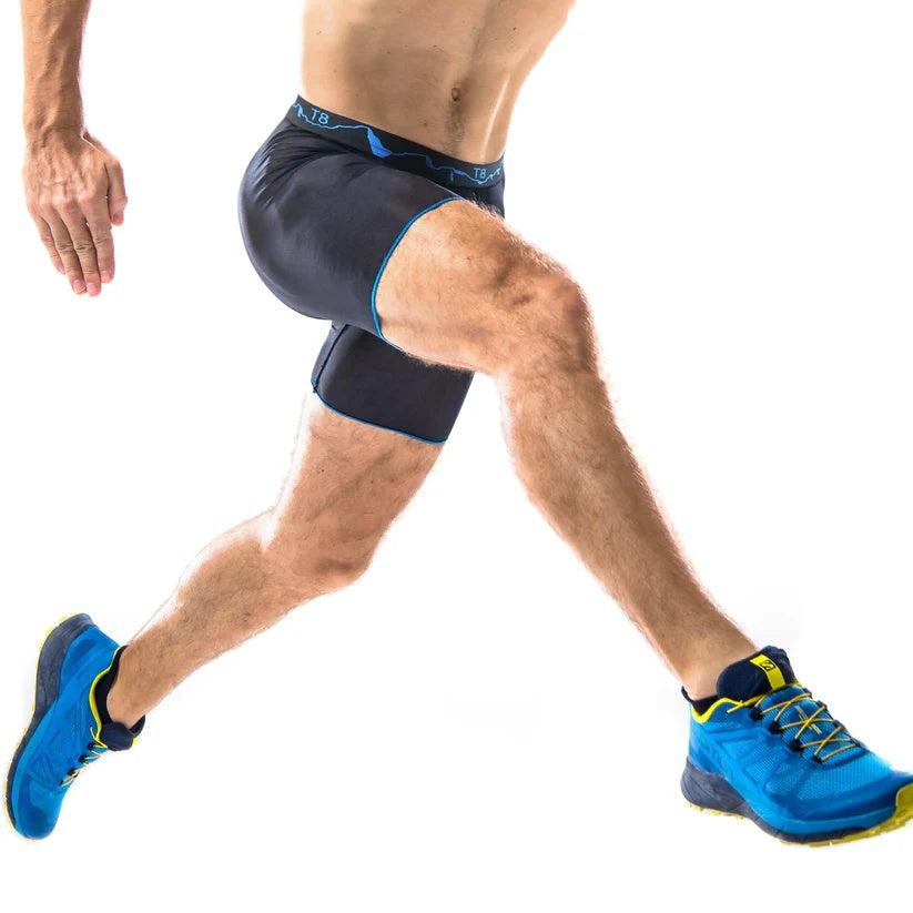 T8 Men's Commandos Running Underwear - Black