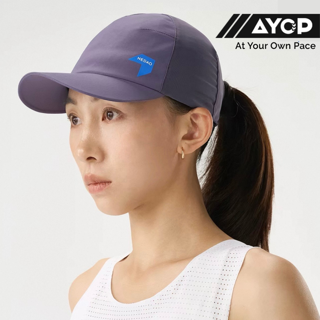 Nedao Soft-Brim Unisex Running Cap - Shadow Purple