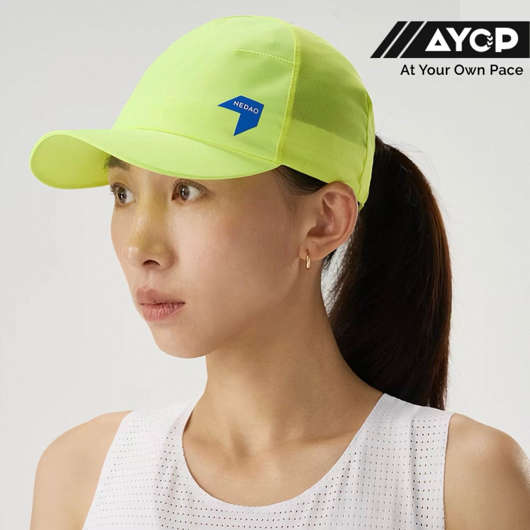 Nedao Soft-Brim Unisex Running Cap - Light Speed Yellow