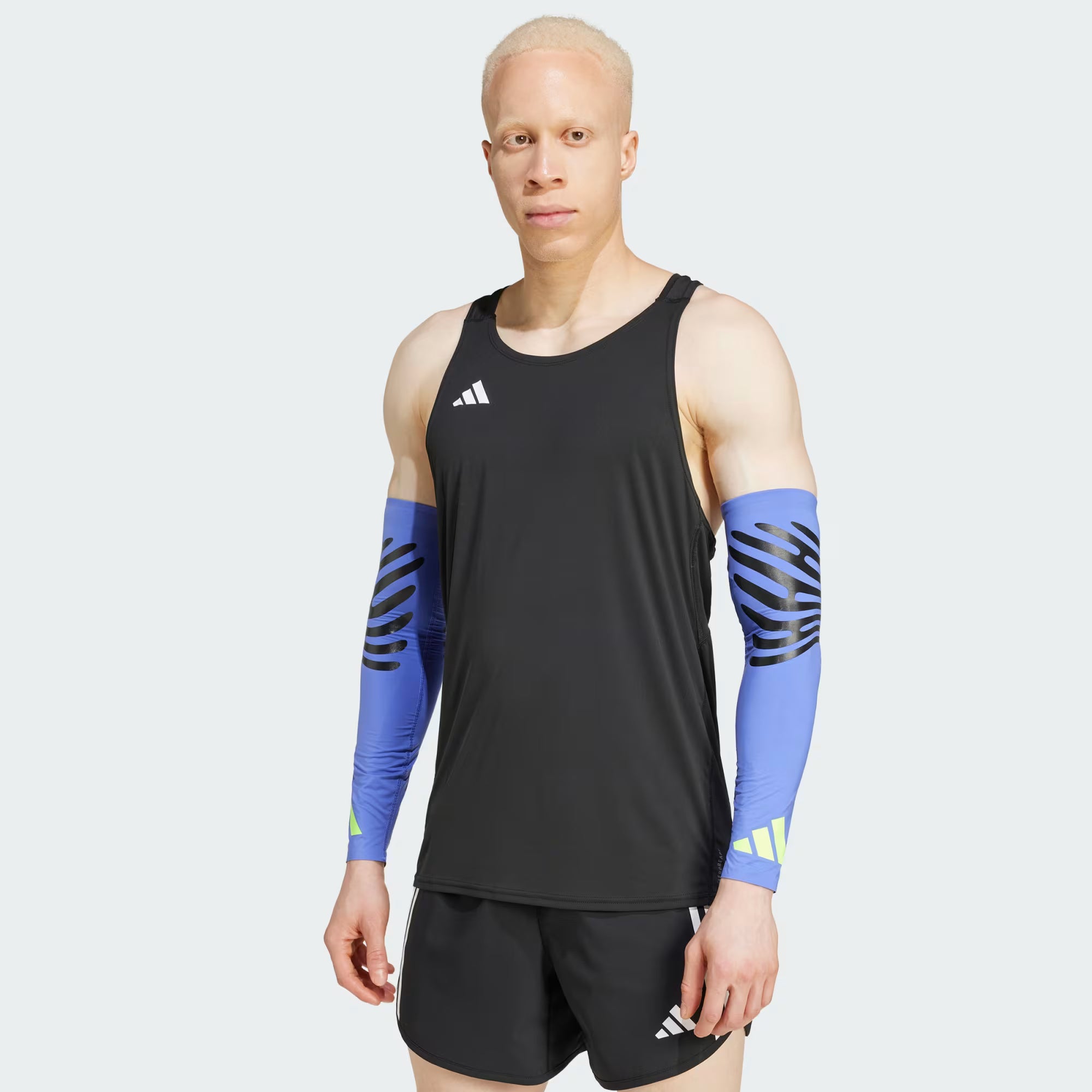 UNISEX Adidas Adizero Control Arm Sleeves - Semi Cobalt Blue
