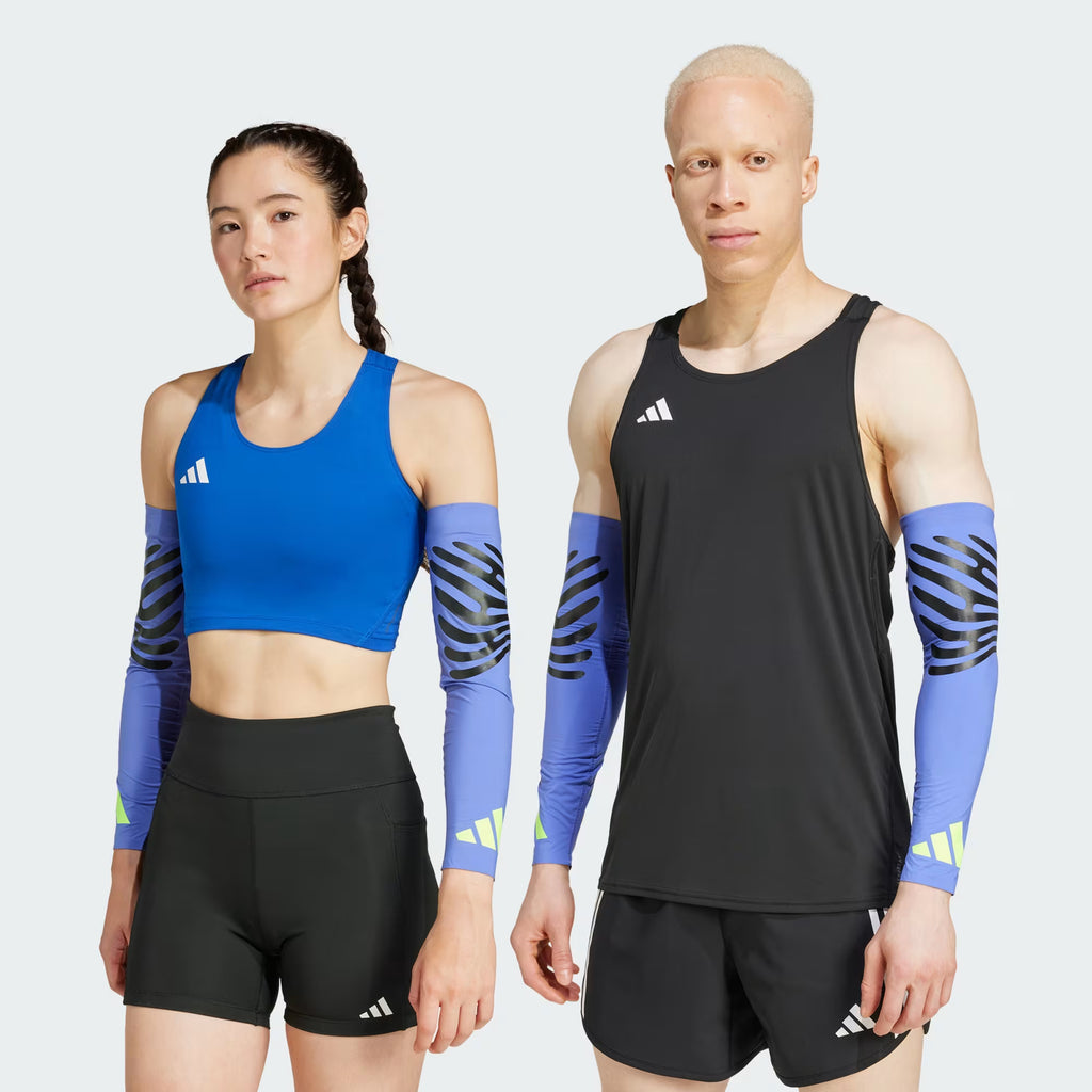 UNISEX Adidas Adizero Control Arm Sleeves - Semi Cobalt Blue