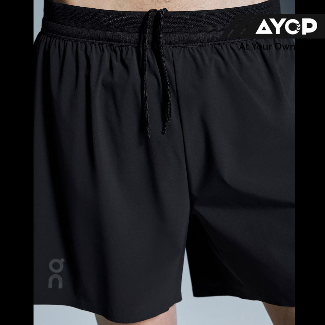 On Performance 5-inch Men's Running Shorts - Black